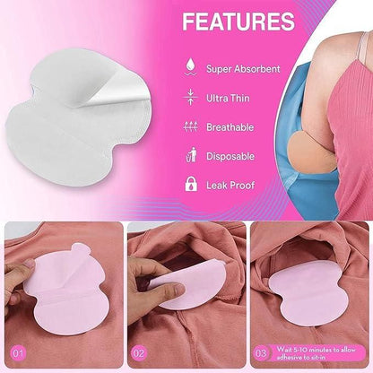 Disposable Armpit Sweat Pad Pack of 10pc