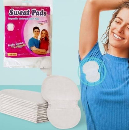Disposable Armpit Sweat Pad Pack of 10pc